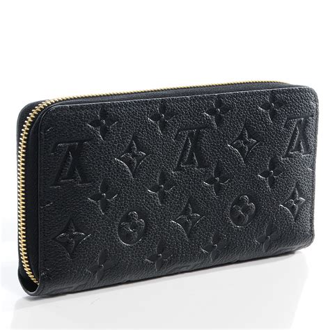 black embossed louis vuitton wallet|louis vuitton black wallet women's.